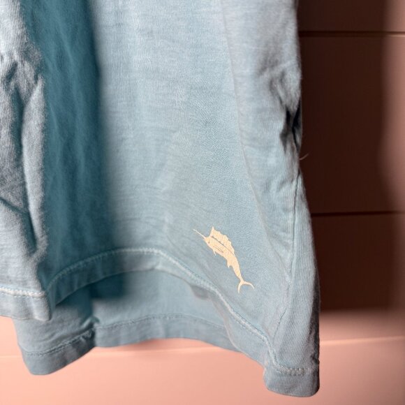 Tommy Bahama Distressed T-Shirt XXL Blue - Picture 6 of 6